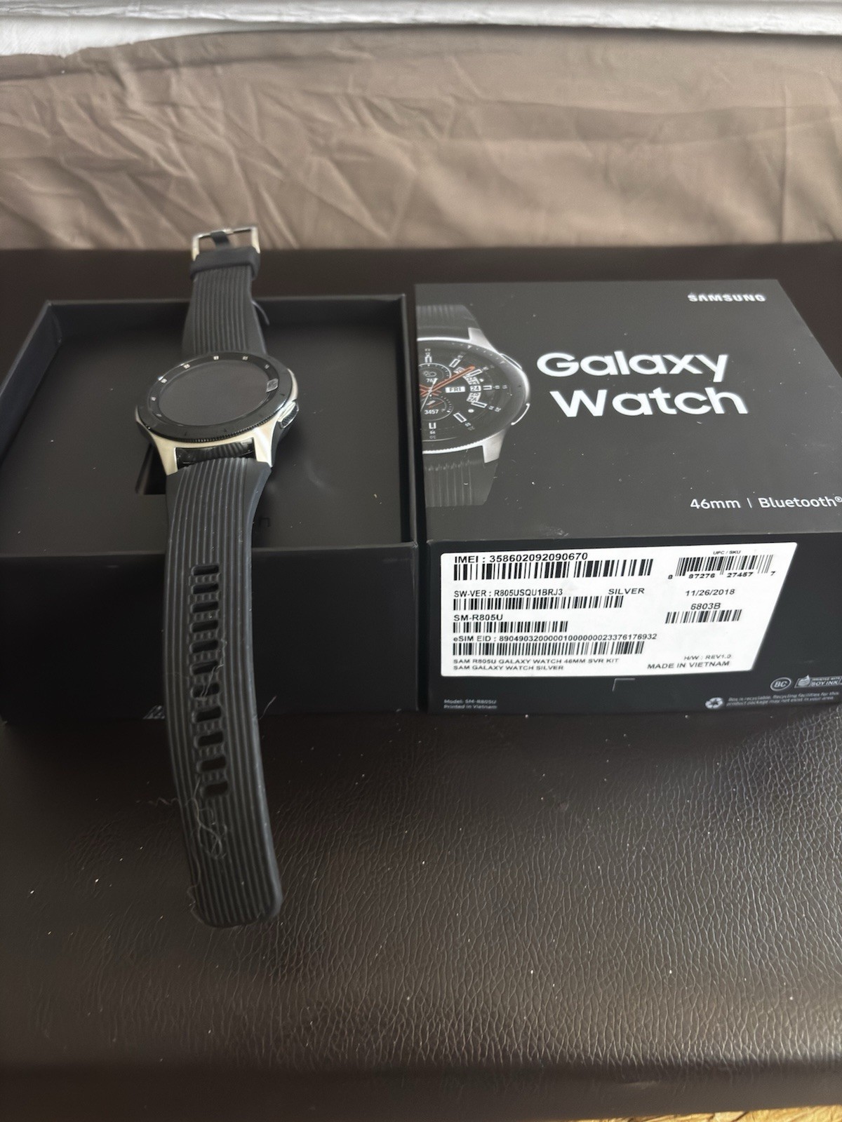 2018 Samsung Galaxy Watch 46mm Bluetooth + LTE Silver