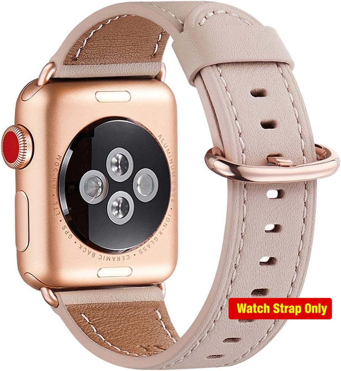 Only Case For Apple Watch Series 1-11 38mm 40mm 41mm 42mm Top Grain Leather