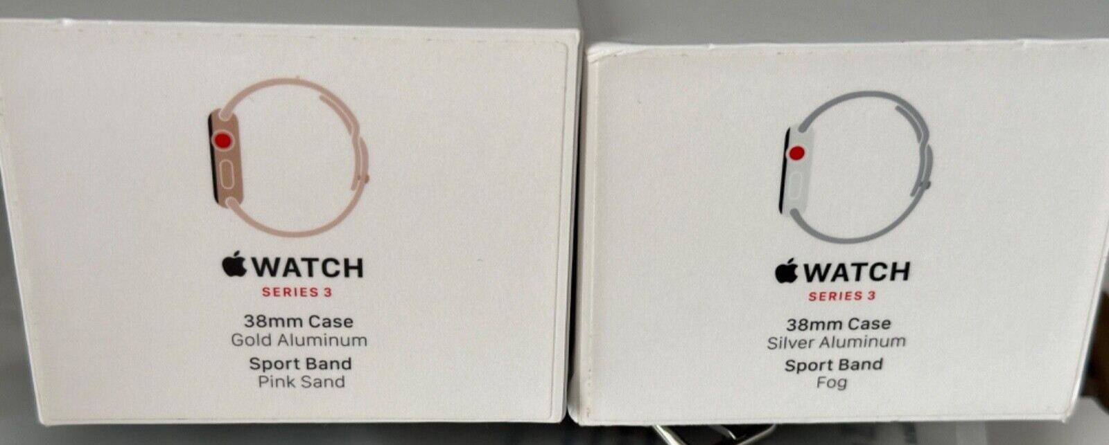 Apple Watch’s Series 3 – Rose Gold & Silver Aluminum (GPS + Cellular) PLUS