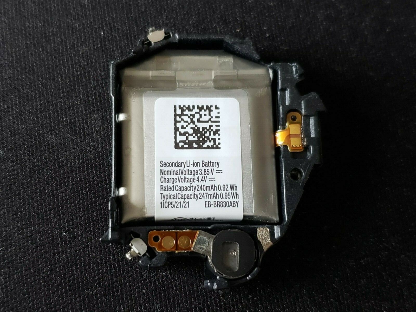 Samsung Galaxy Watch Active 2 SM-R830 40mm replacement midframe and battery part