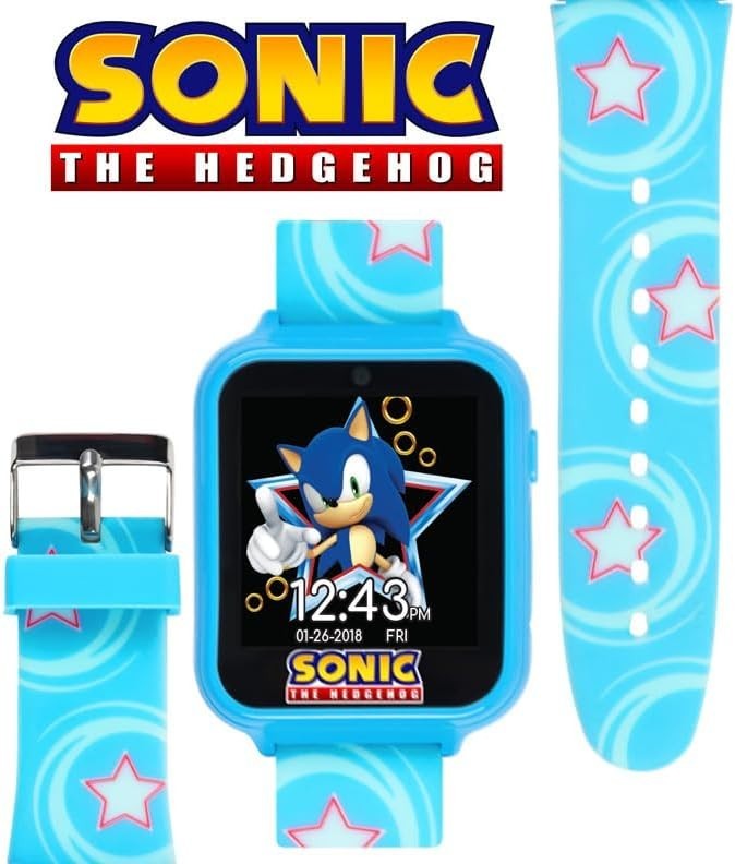 Trendy Sonic Kids Smartwatch – Touchscreen Fun with Selfie Cam & Learning Games
