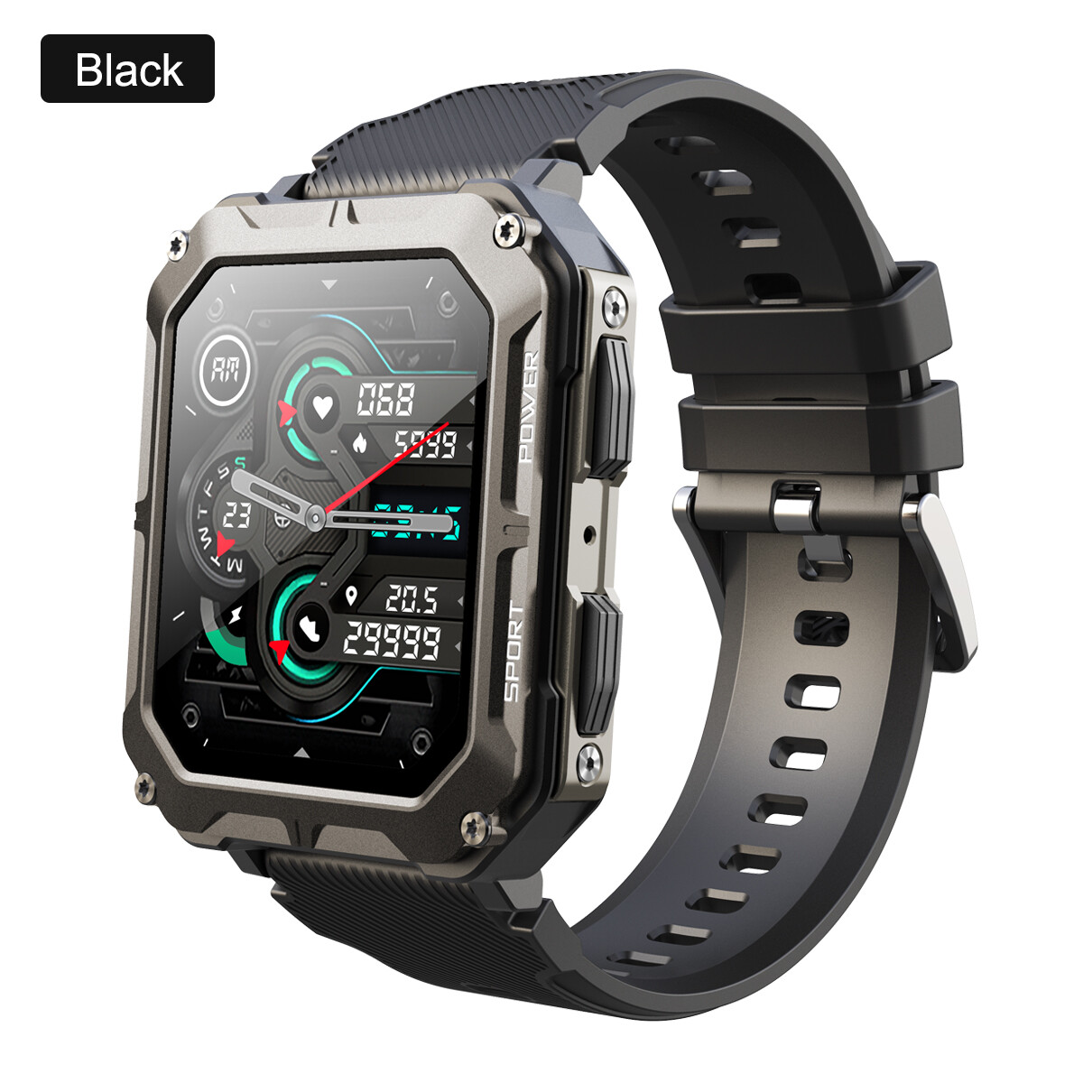 1.83″ Smart Watch C20 PRO Music BT Call Outdoor Sports Rugged Fitness Tracker