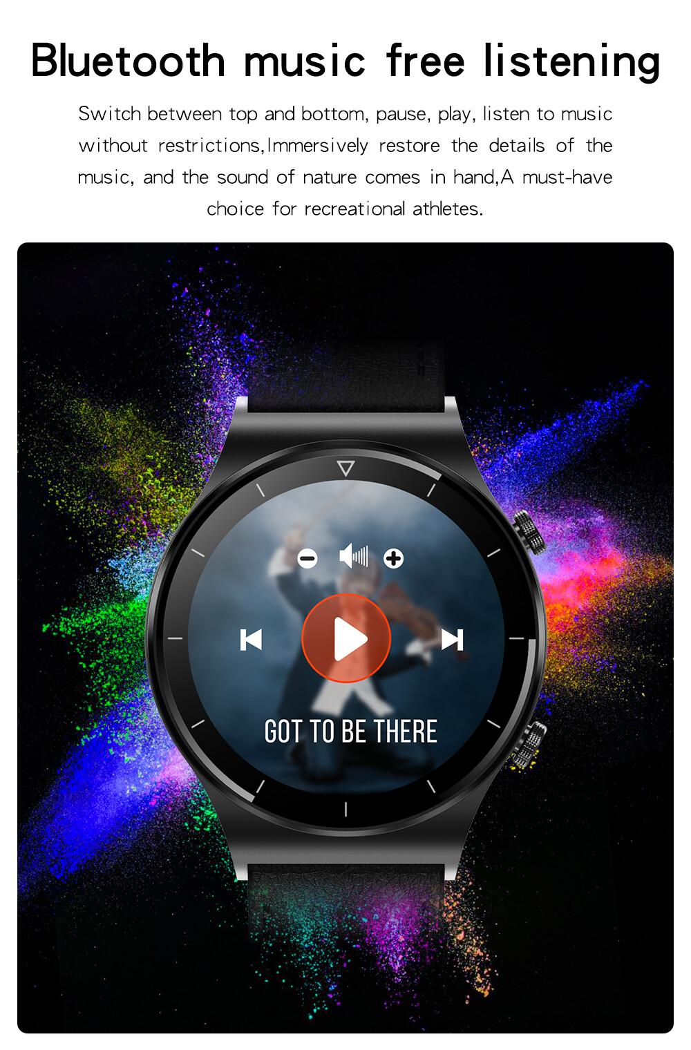 Smart Watch Men Women Sports Fitness Tracker Bluetooth Reminder IP68 Waterproof