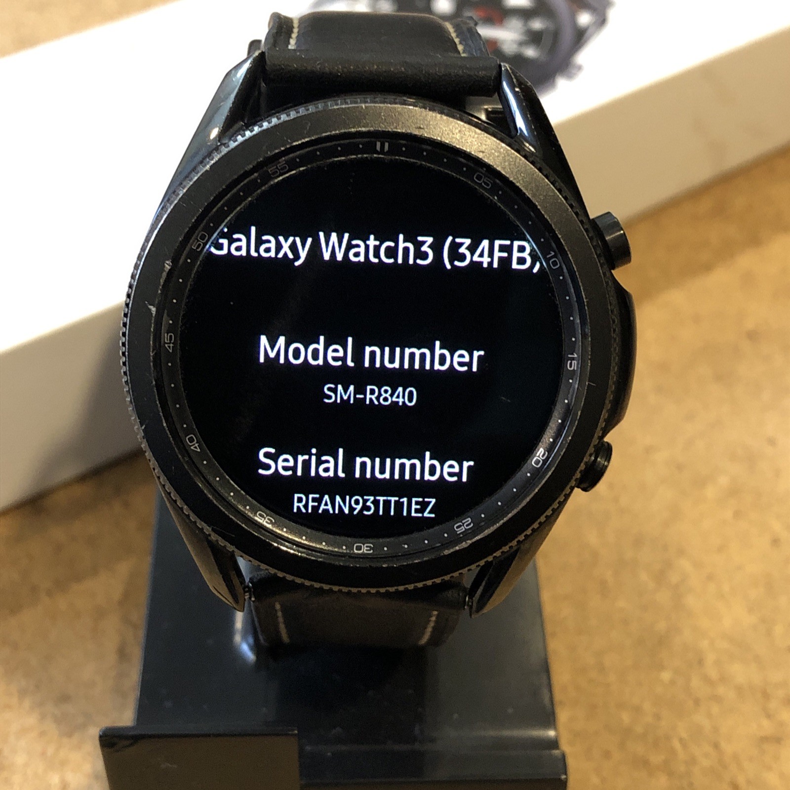 Samsung Galaxy Watch 3 45mm GPS Wifi Smartwatch Stainless Steel SM-R840 M/L Band