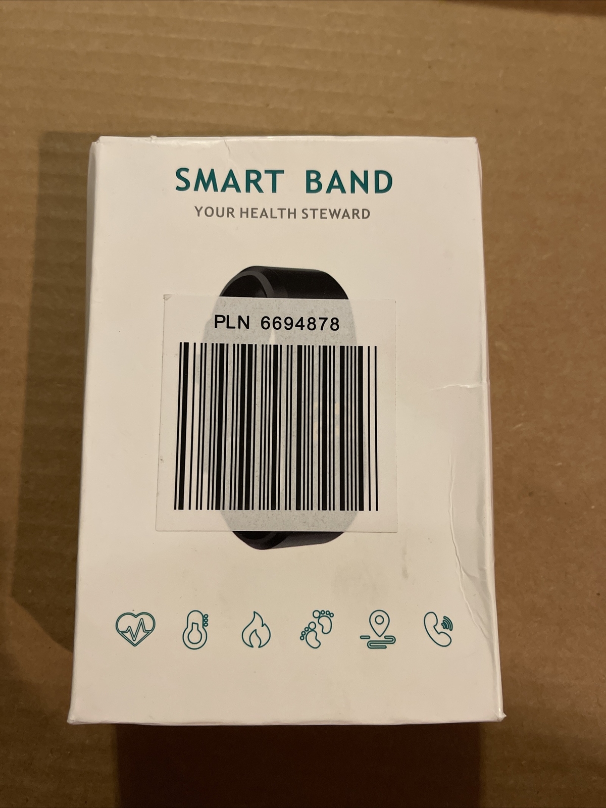 Smart Band Your Health Steward Waterproof Fitness Watch Black New