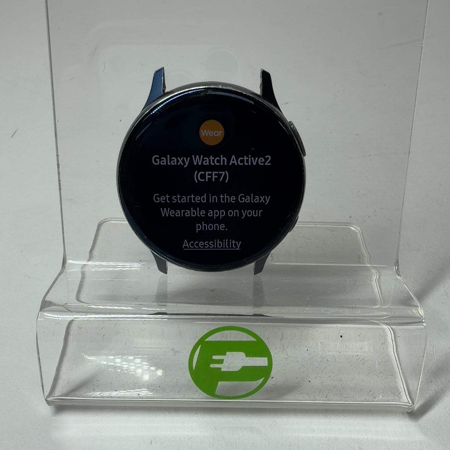 GPS Only Samsung Galaxy Watch Active2 Aqua Black Aluminum SM-R830