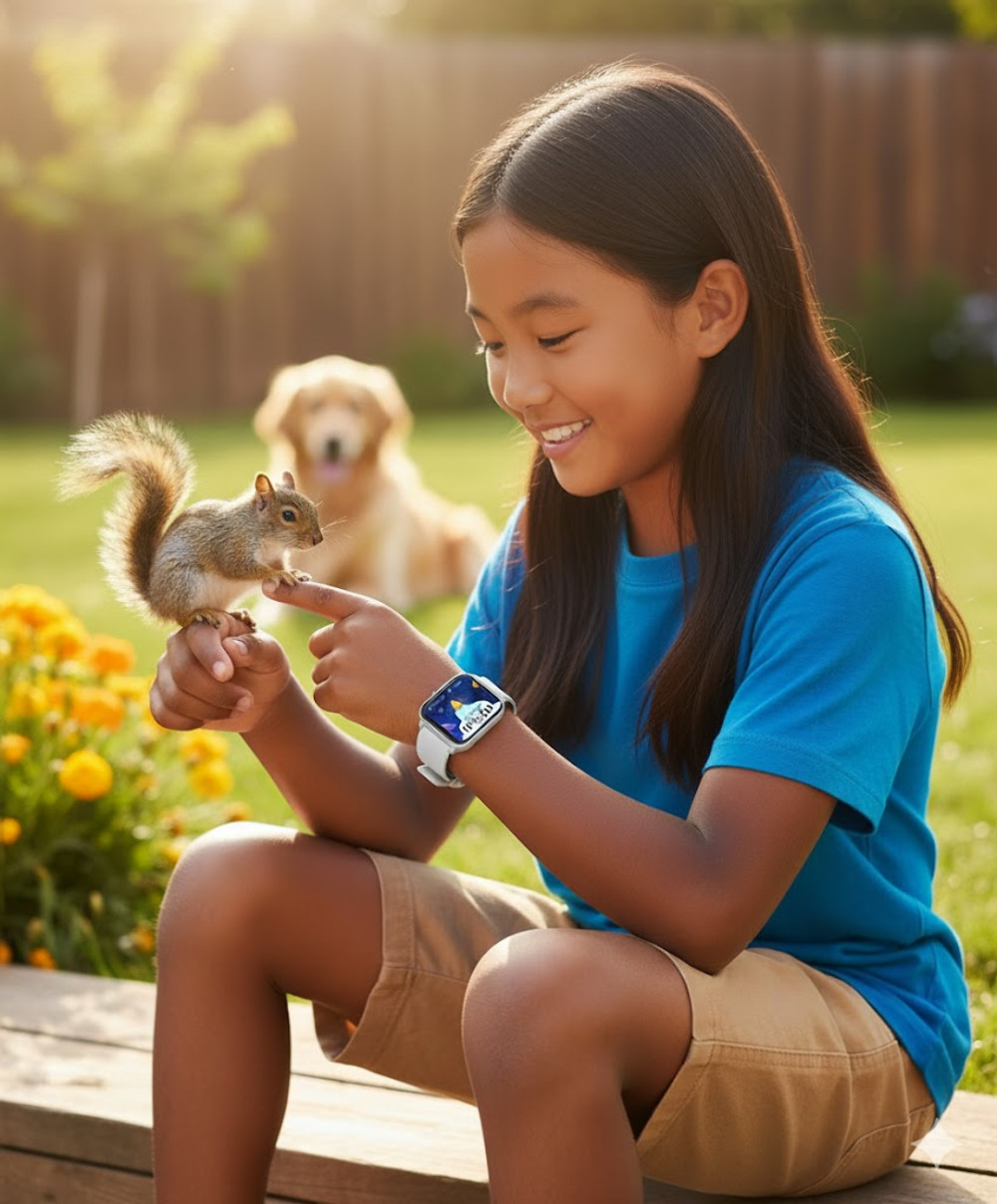 Kids Waterproof Smartwatch – Video Camera, Music Player, Pedometer & Alarm Clock