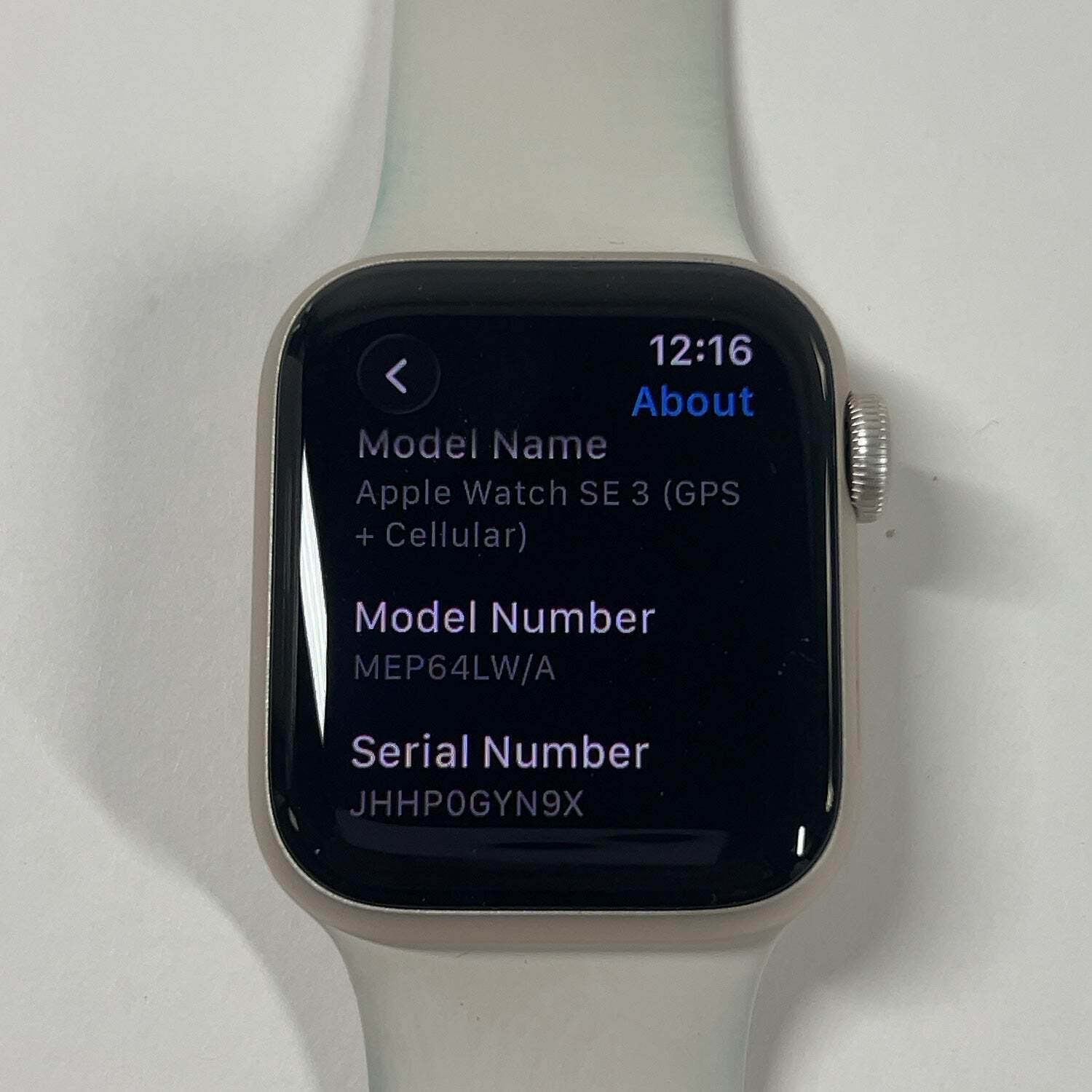 Unlocked Apple Watch SE 3 40MM Starlight Aluminum Light Blush Band MEP64LW/A