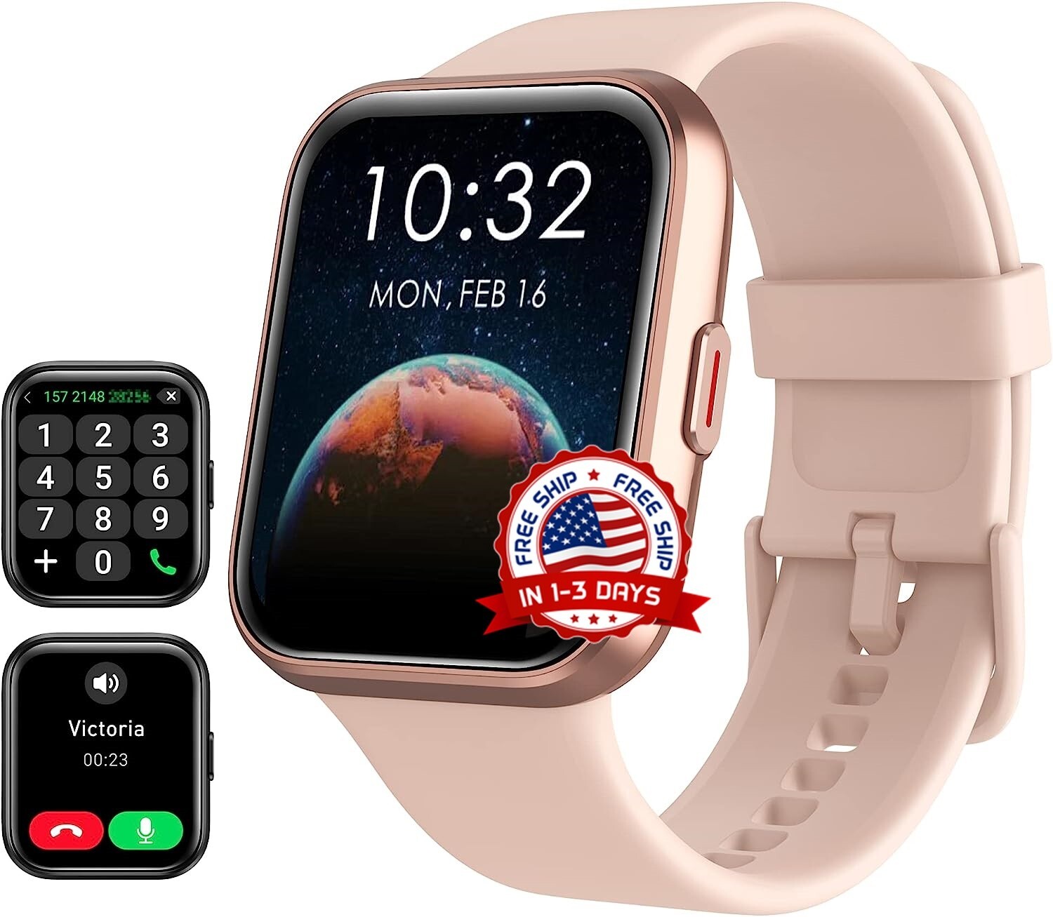 Reloj Inteligente Para iPhone Android De Mujer Smart Watch Pantalla Táct Nuevo