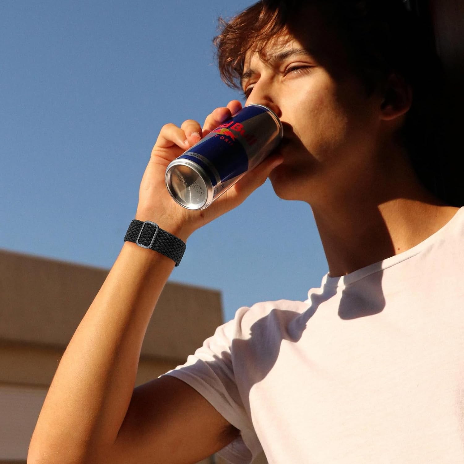 Braided Solo Loop Strap Compatible with Apple Watch 38mm 40mm 41mm 44mm