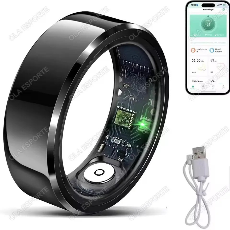 2026 New Smart Ring Heart Rate Blood Pressure Sleep Monitoring Motion Tracking I