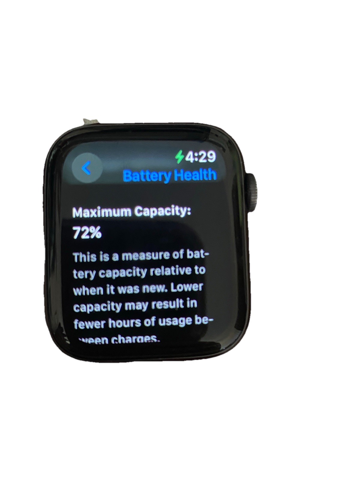 AppleWatch Series5 44mm Space Gray Aluminum &Ceramic Case Ion X Glass GPS WR-50M