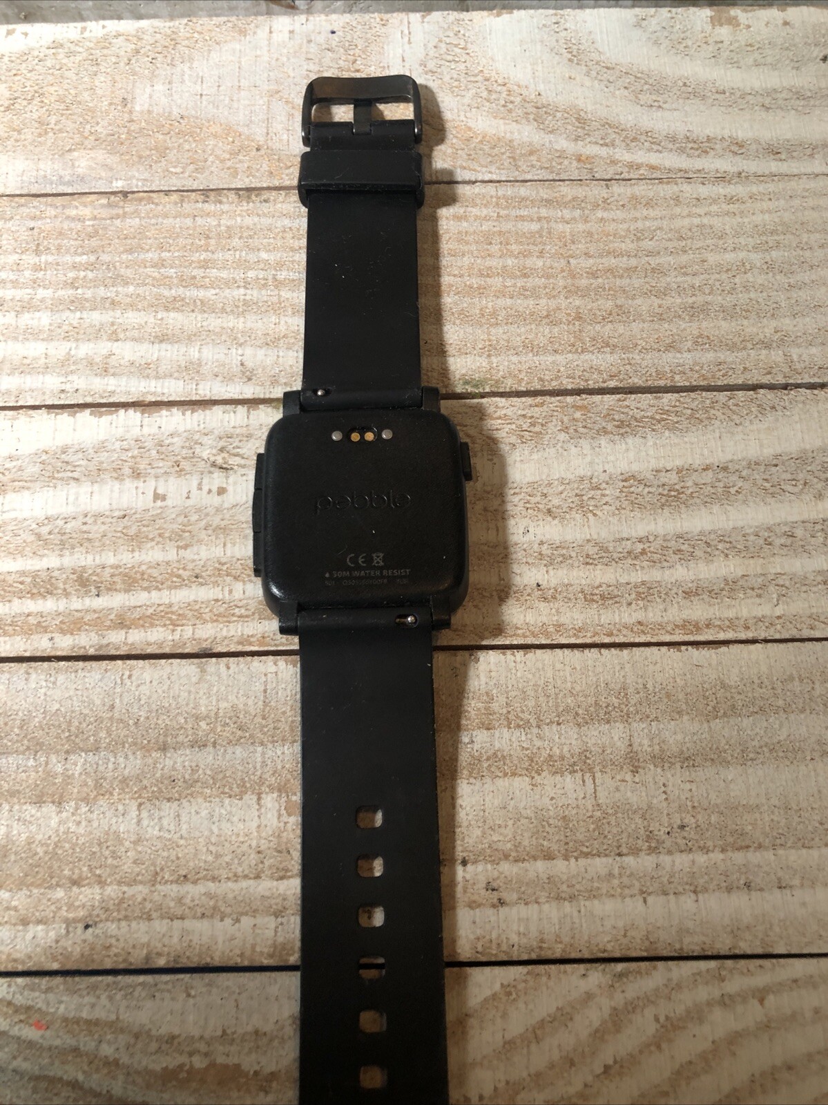Pebble Time Smart watch 30M Water Resist 501 Q301355DO318 BLBL Smartwatch