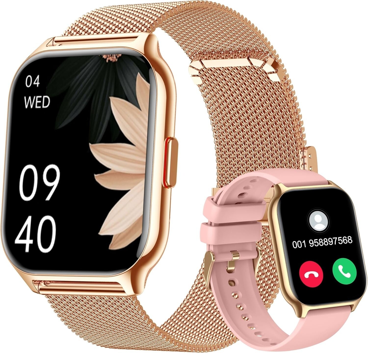 Reloj Inteligente Para iPhone Android De Mujer Smart Watch Pantalla Táct NEW US.