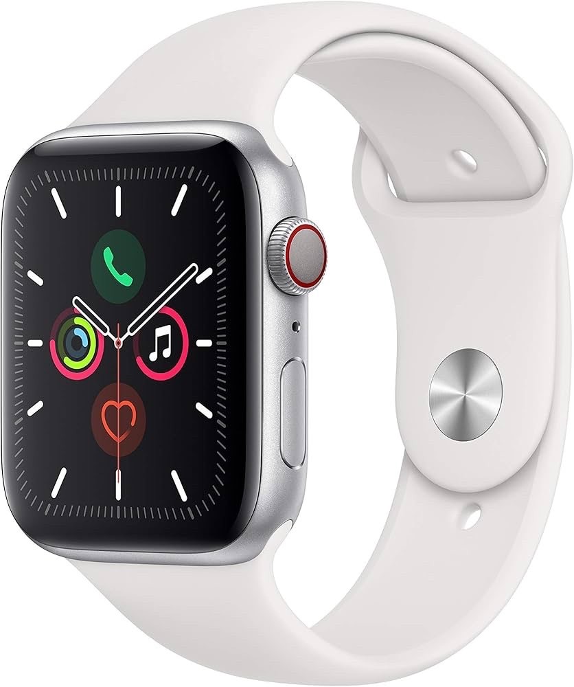 Apple Watch Series 5 (GPS) 44mm Aluminum Case Silver +SportBand Pre-Owned (Good)
