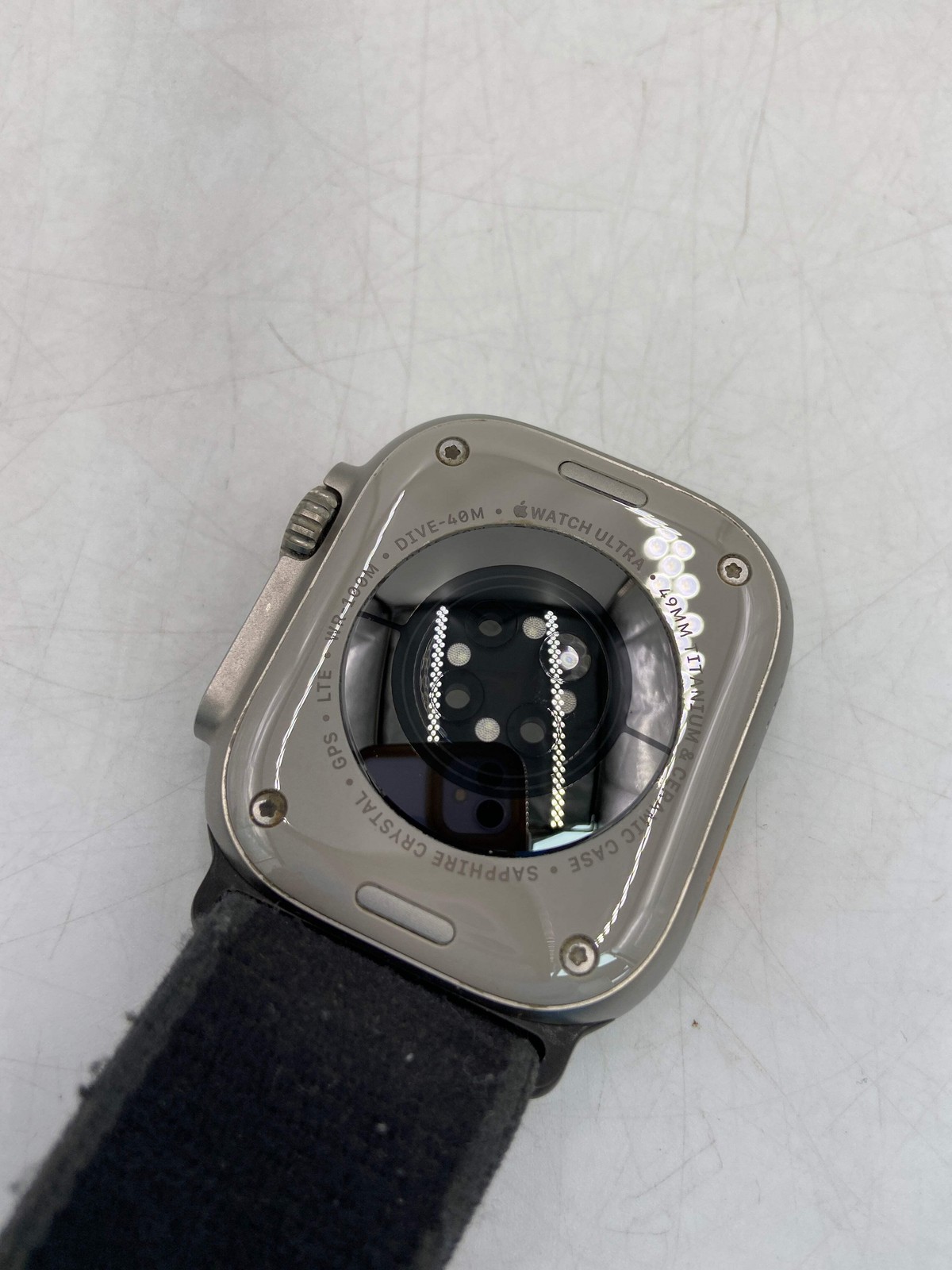 Unlocked Apple Watch Ultra 2 49MM Natural Titanium Dark Gray Trail Loop A2986