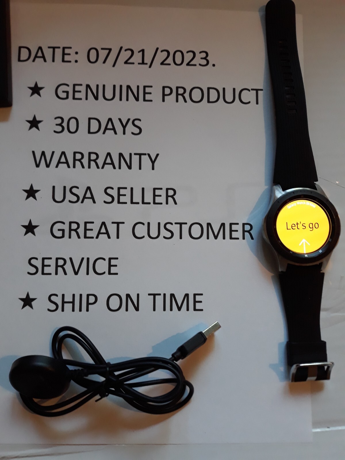 Samsung Galaxy Watch 46mm – Bluetooth & LTE – 4GB – Silver – SM-R805UZSV