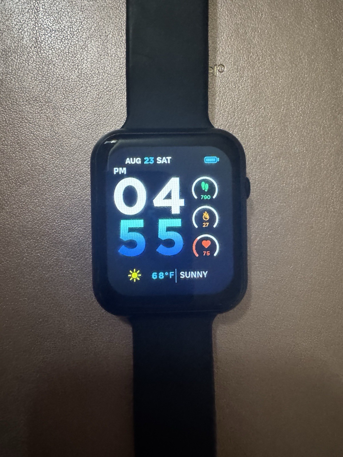 iTouch Air 4 Smartwatch Wearable Sport, Black, Heart Rate, 44mm *