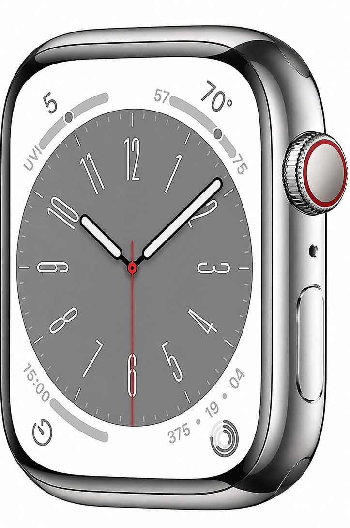 Apple Watch Series 8 45mm | GPS | Silver | NO BAND! | Mint Condition*