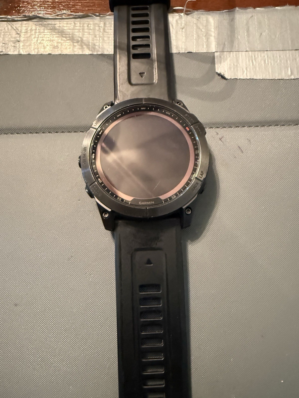 Garmin Fenix 7X Solar GPS Smart Watch Black Silicone Band 51mm Case