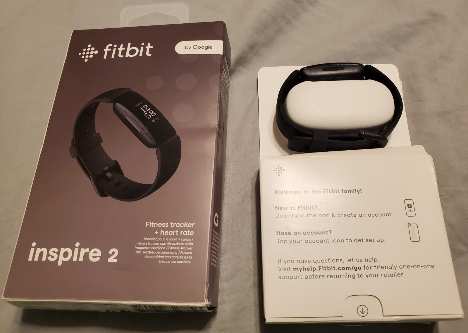 FITBIT ~ INSPIRE 2 ~ SMARTWATCH – FITNESS TRACKER + HEART RATE – New / Open Box
