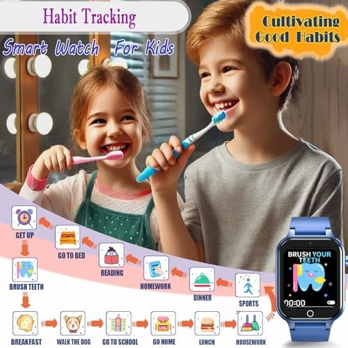 Kids Smart Watch 4-12 Years – 26 Games, Camera, Music Player, Pedometer, Gifts
