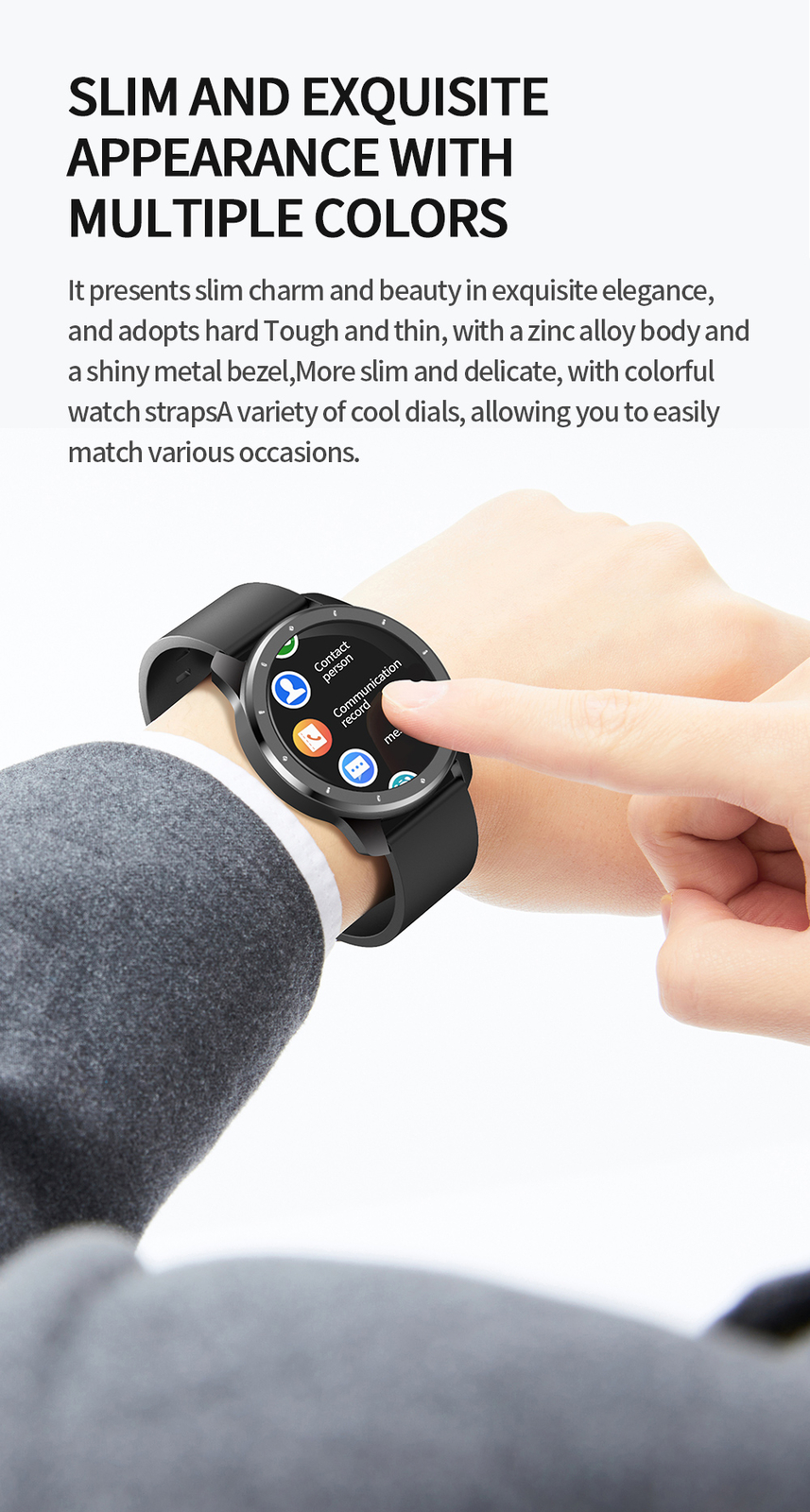 Luxury Men Smart Watch Bluetooth Call Message Reminder Music Smart Bracelet