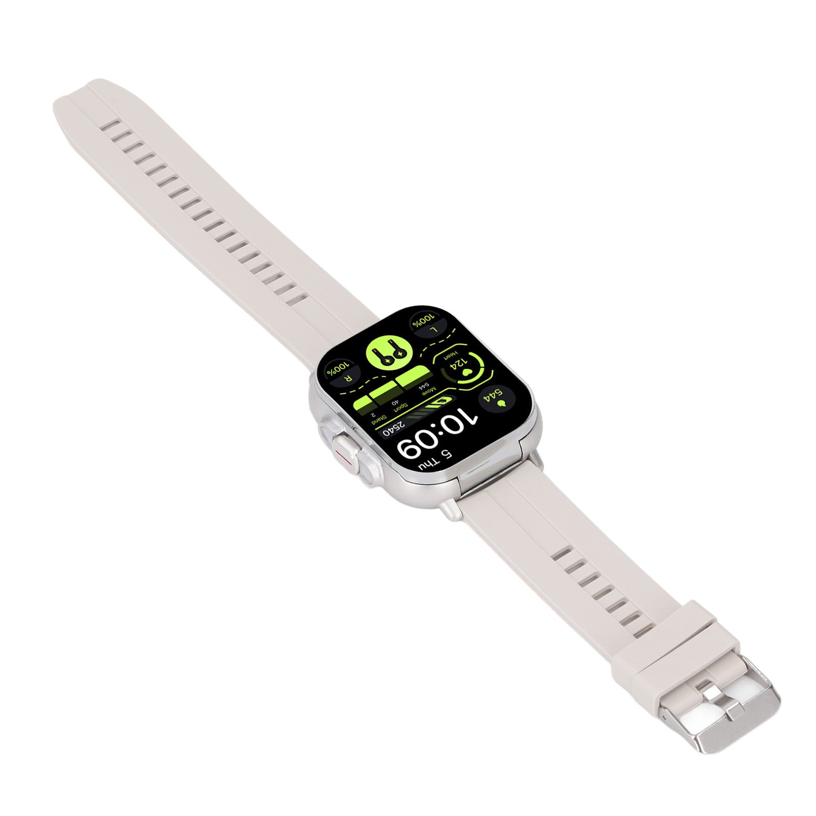 2 In 1 Smart Watch With Earbuds HD Touch Screen Bluetooth Call For IOS