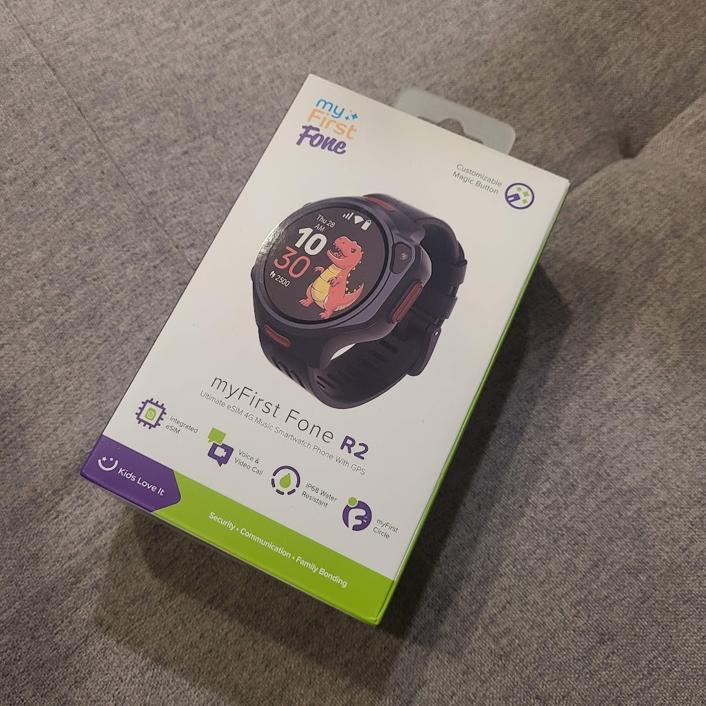 myFirst Fone R2 Kids Smart Watch, GPS Tracker, SOS Safety & Parent App, 5MP Cam