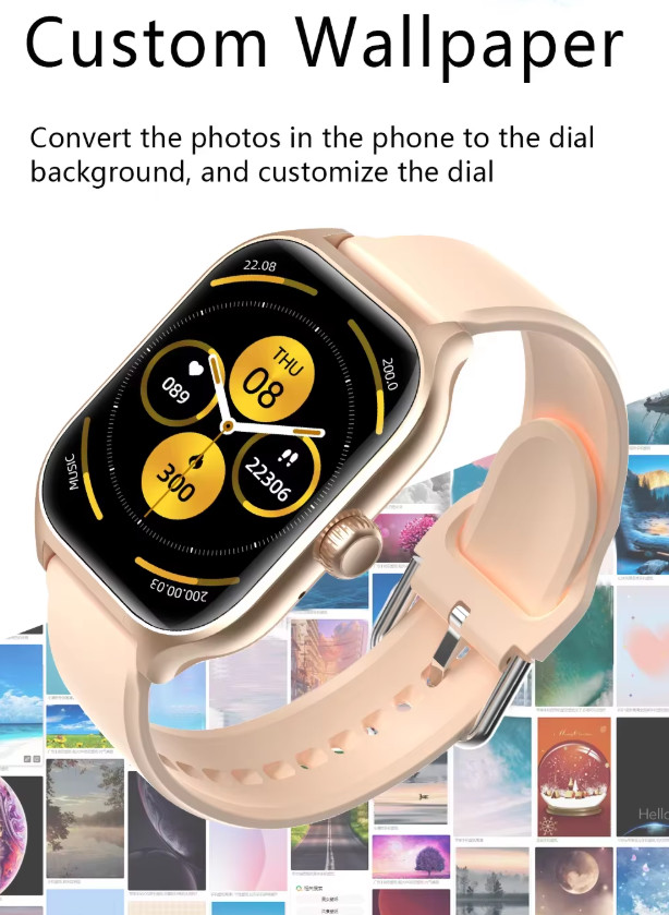 C20 Pro Smart Watch Sport Fitness Tracker Bluetooth Call Heart Rate Android iOS