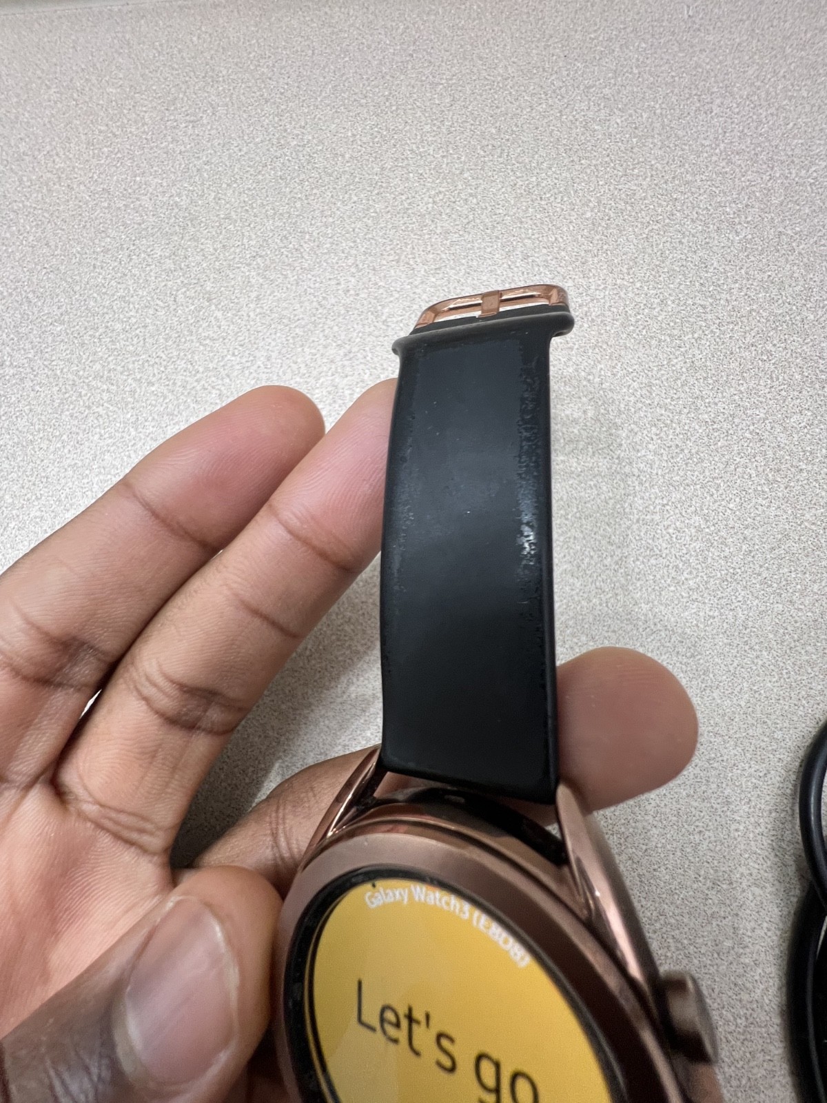 Samsung Galaxy Watch3 45mm Rose Gold/Black Fitness Tracker 8GB Unlocked
