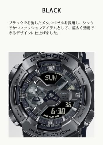 Casio G-Shock GM-110BB-1AJF Metal Covered Watch Black Japan