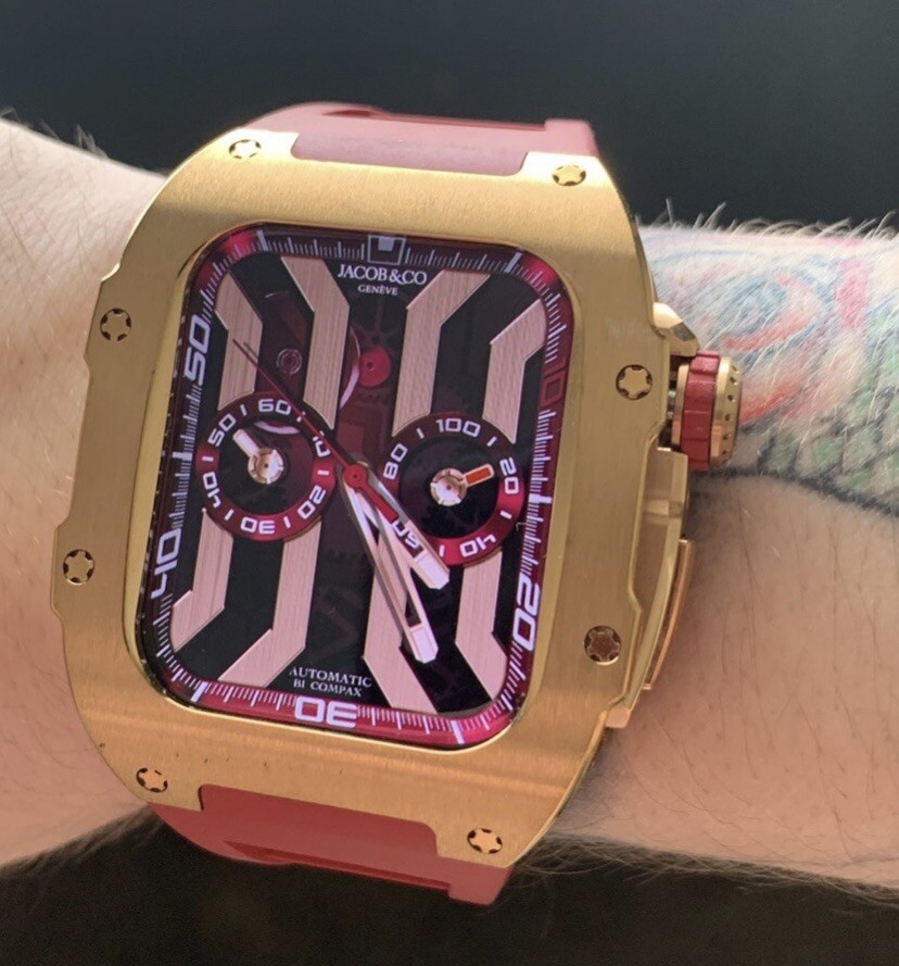 Apple Watch Series 8 45mm Product Red With Luxury Case