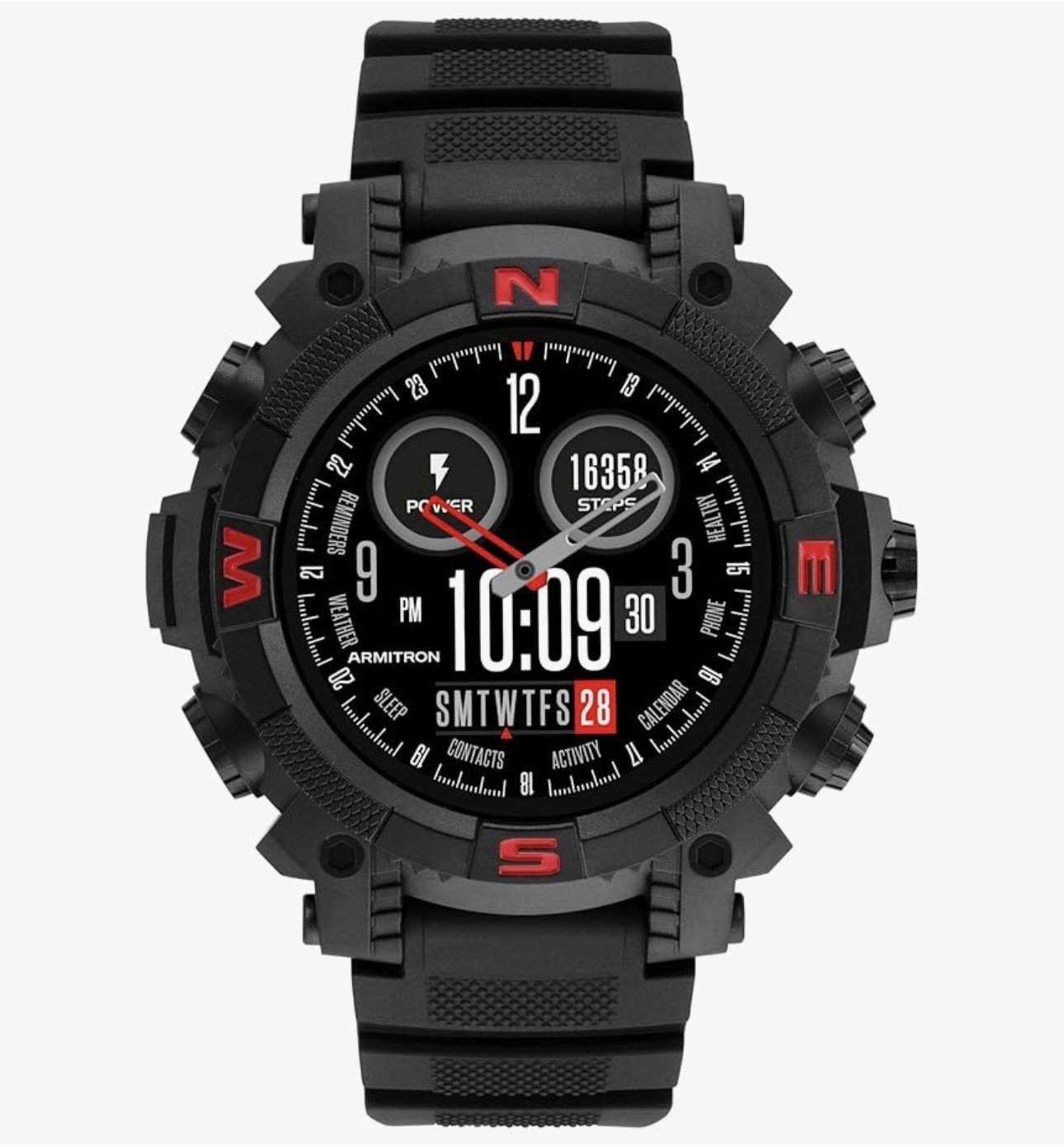 Armitron Connect Sync Smartwatch Health and Fitness Tracker with Sport Modes