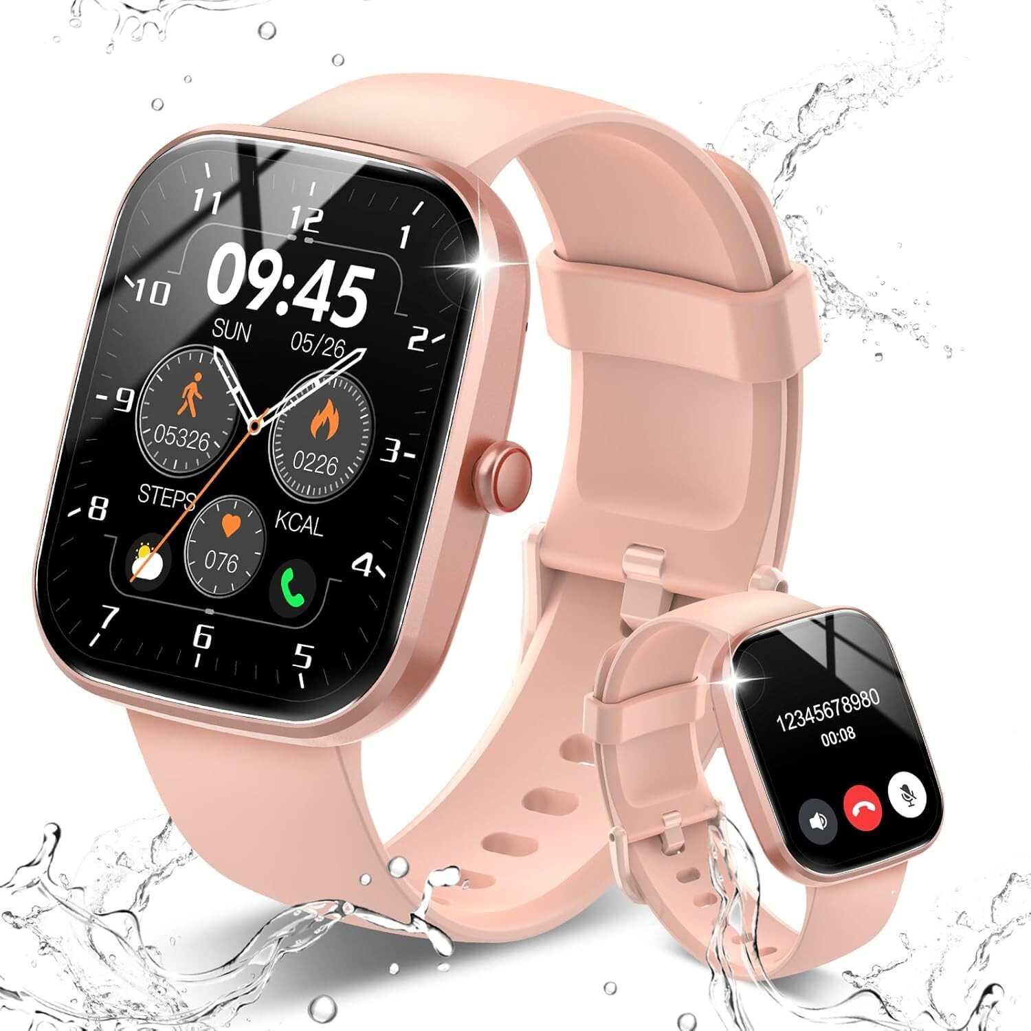 Smart Watch for Men Women (Answer/Make Call) with Heart Rate/Sleep Waterproof