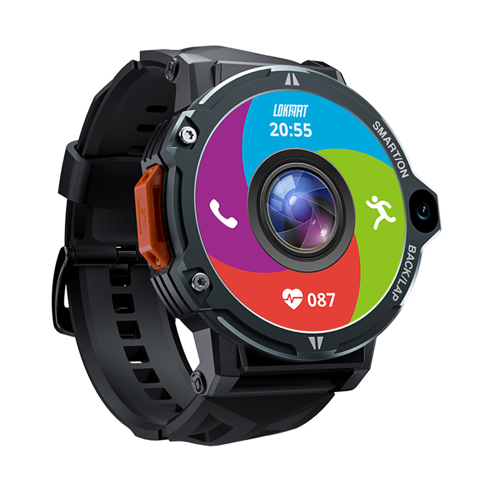 4G Wifi Smart Watch Phone Bluetooth Wristwatch Dual Camera Make Call 4GB+64GB