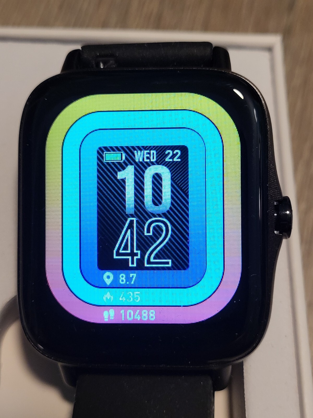 EGQINR Smart Watch with Bluetooth Call Answer/Dial – Black