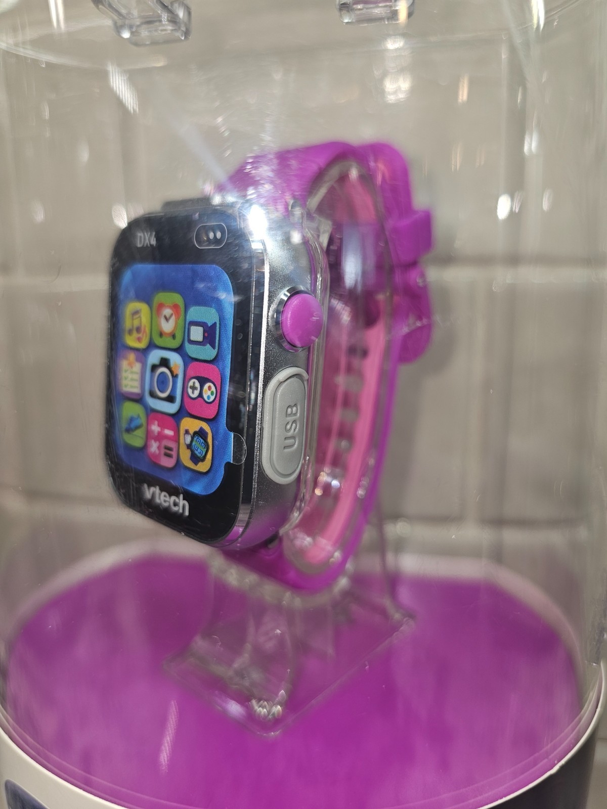 NIB VTech Kids KidiZoom Smartwatch DX4 Purple Camera, Games, Activities Ages 4+
