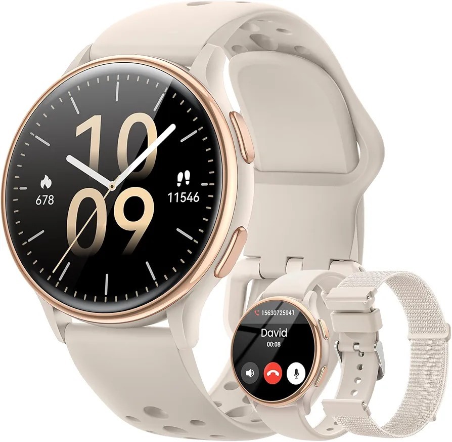 Smart Watches for Women(Answer/Make Calls), 1.27” AMOLED Screen Activity…