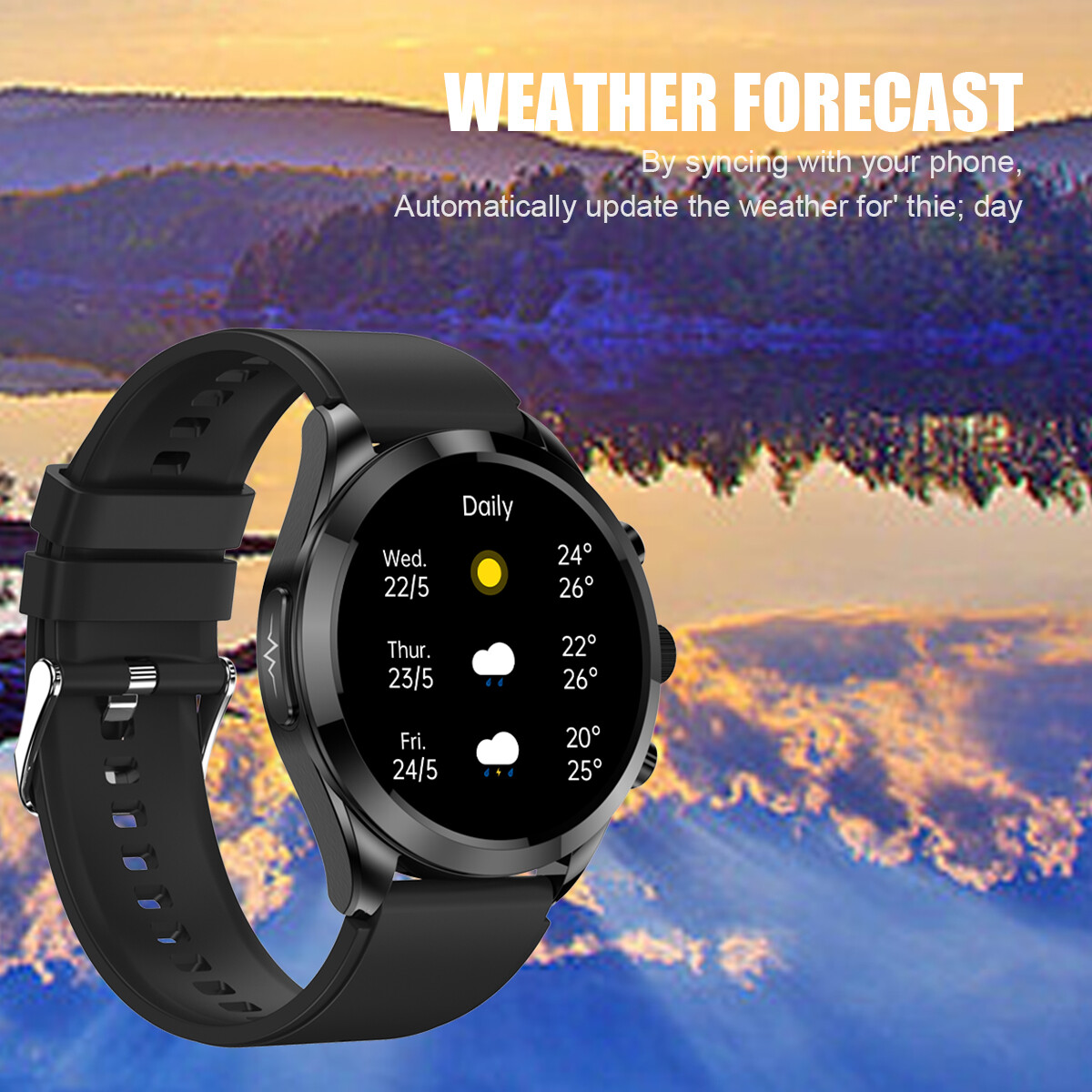 2025 Smart Watch Men Waterproof Smartwatch Bluetooth Call For iPhone Samsung USA