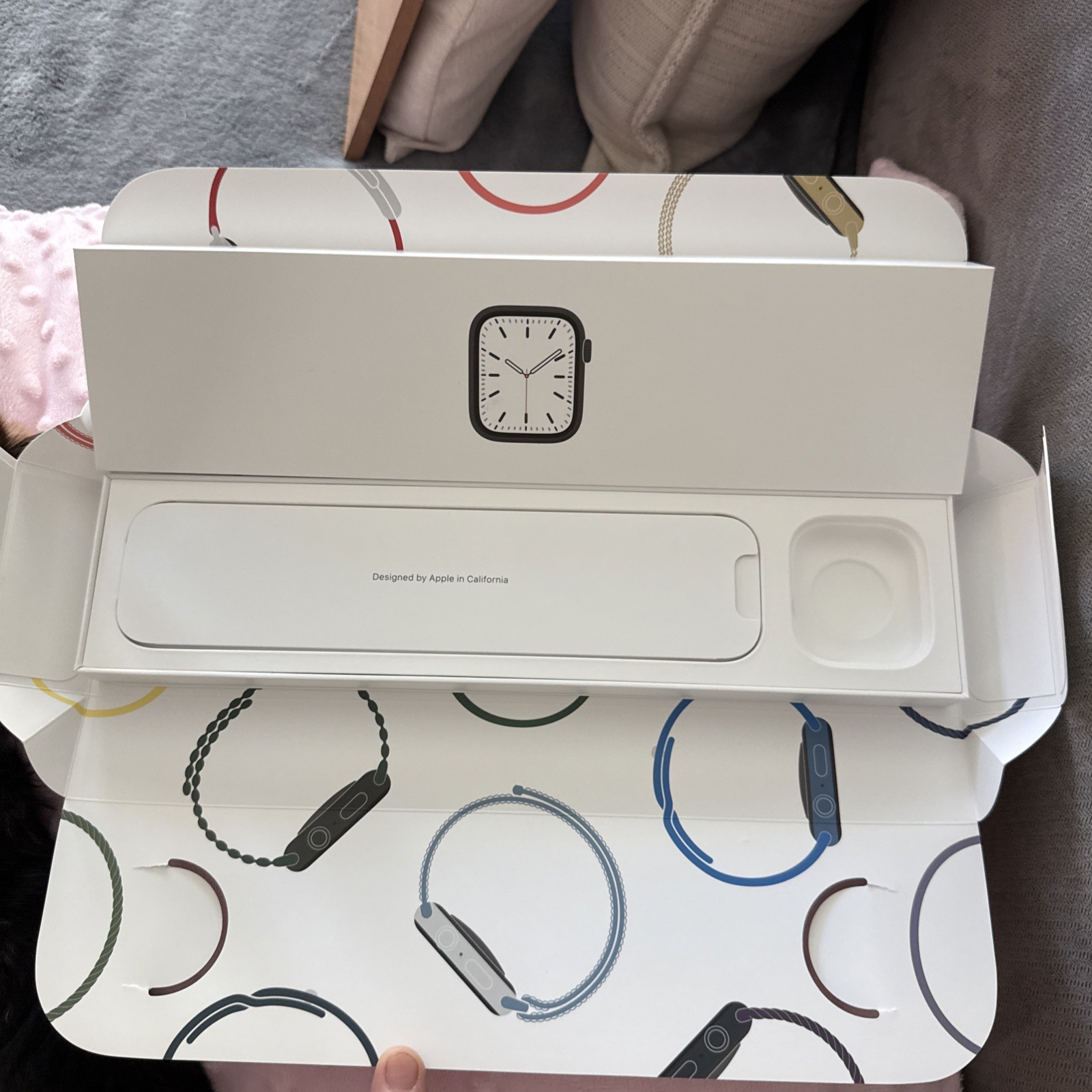 Apple Watch Series 7 Graphite Stainless Steel (GPS + Cellular) 45MM Abyss Blue