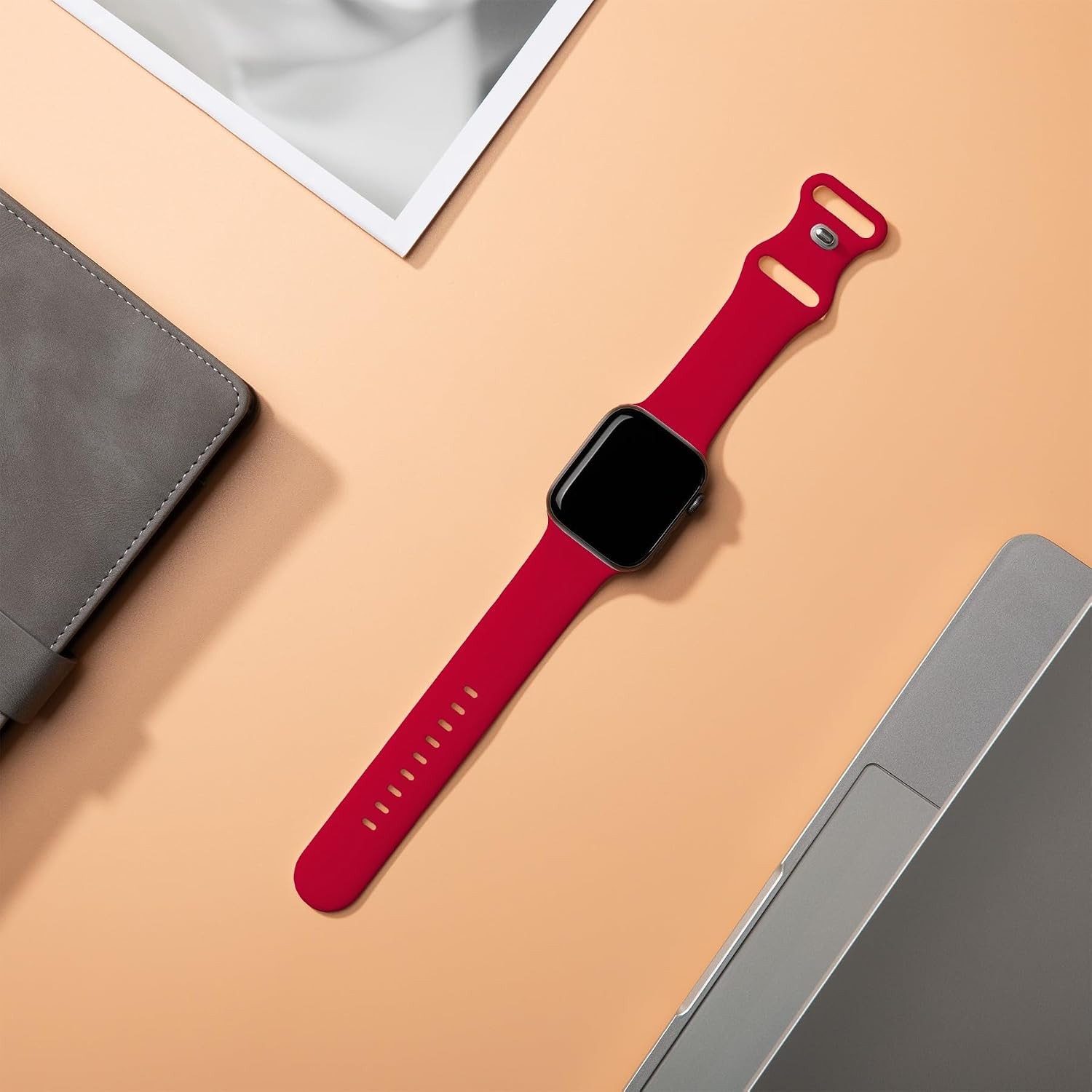 Soft Silicone Strap Compatible with Apple Watch 41mm Series Ultra