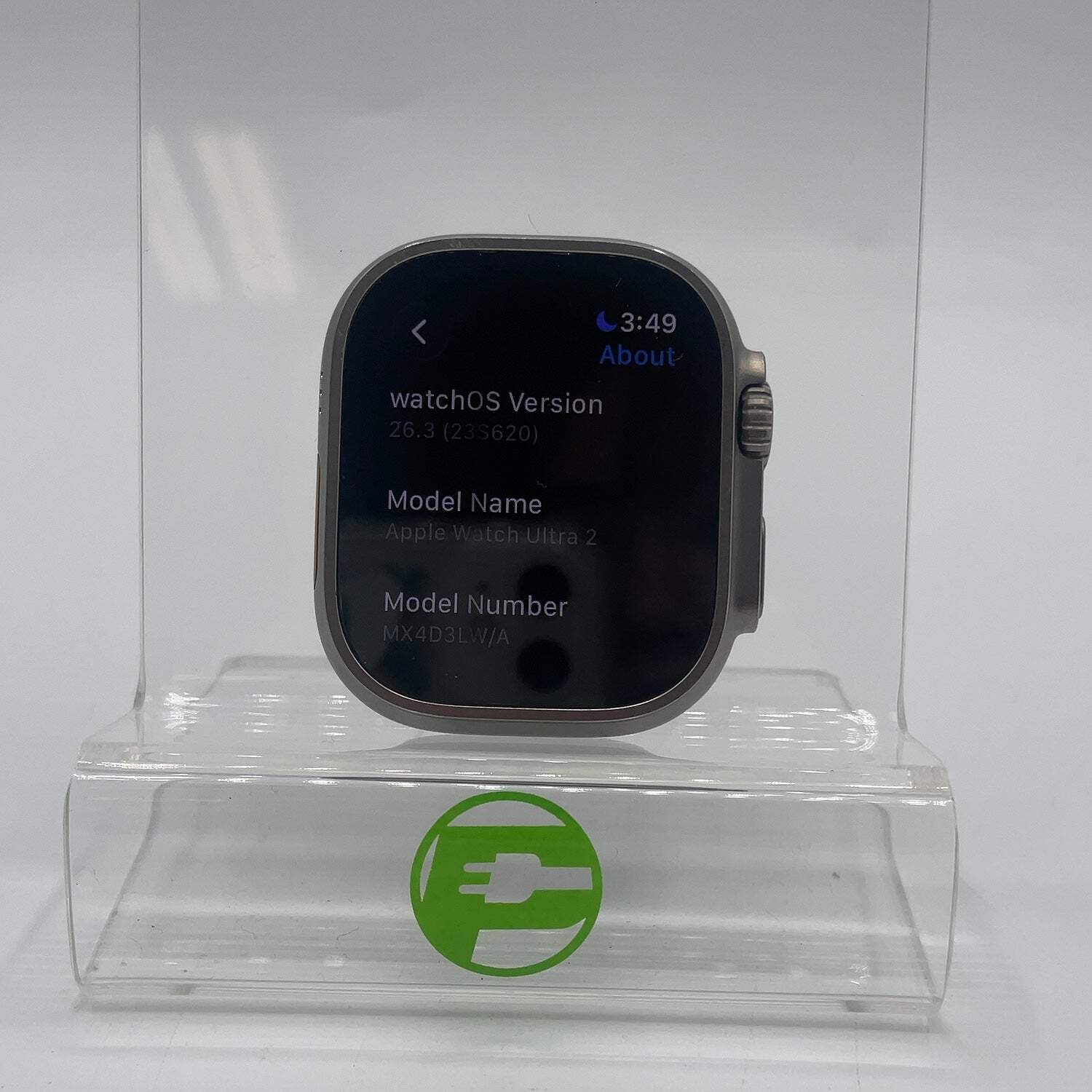 GPS Only Apple Watch Ultra 2 49MM Natural Aluminum MWY43QA/A Face Only