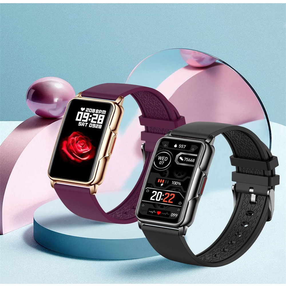 H80 Large Screen Watch Fashion Bluetooth-Compatible Talking Watch Bracelet