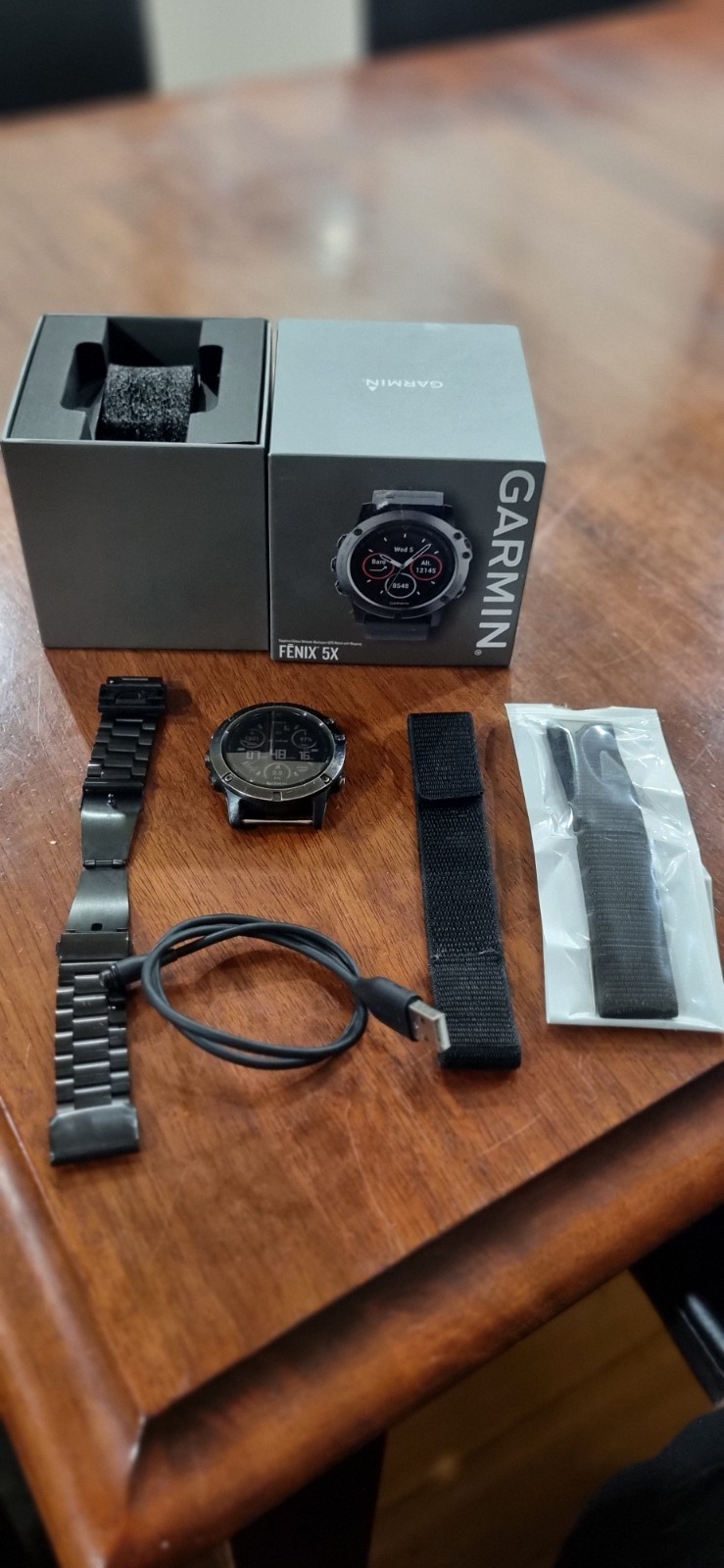Garmin fēnix 5X Sapphire 51mm Black GPS multisport smartwatch
