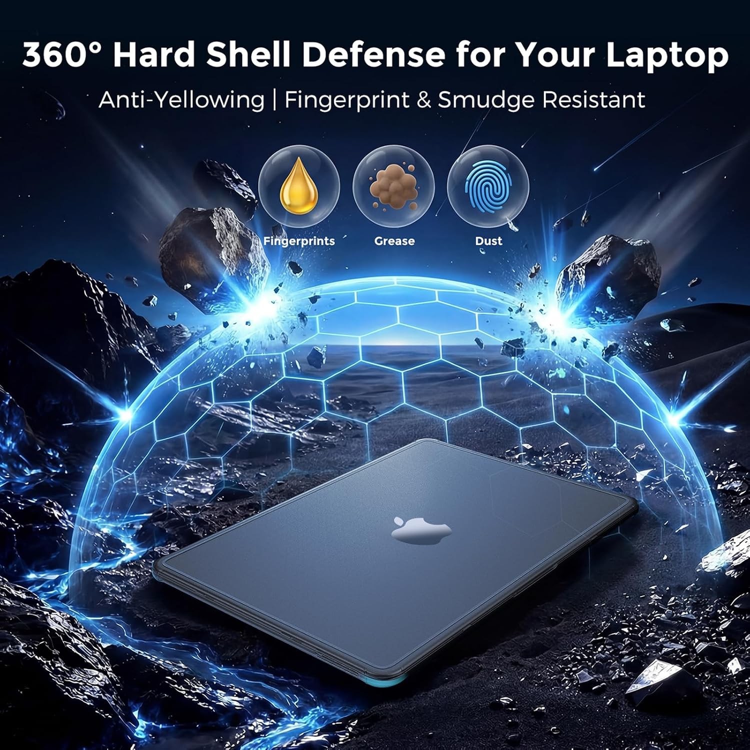 Case For Apple MacBook Air 15″ M5 M4 M3 M2 2023-2026, Matte Finish, Crack-Resist