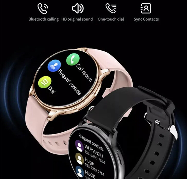 Premium Fashion Smart Watch For Women Fitness Tracker Heart Rate Oxygen GPS Temp