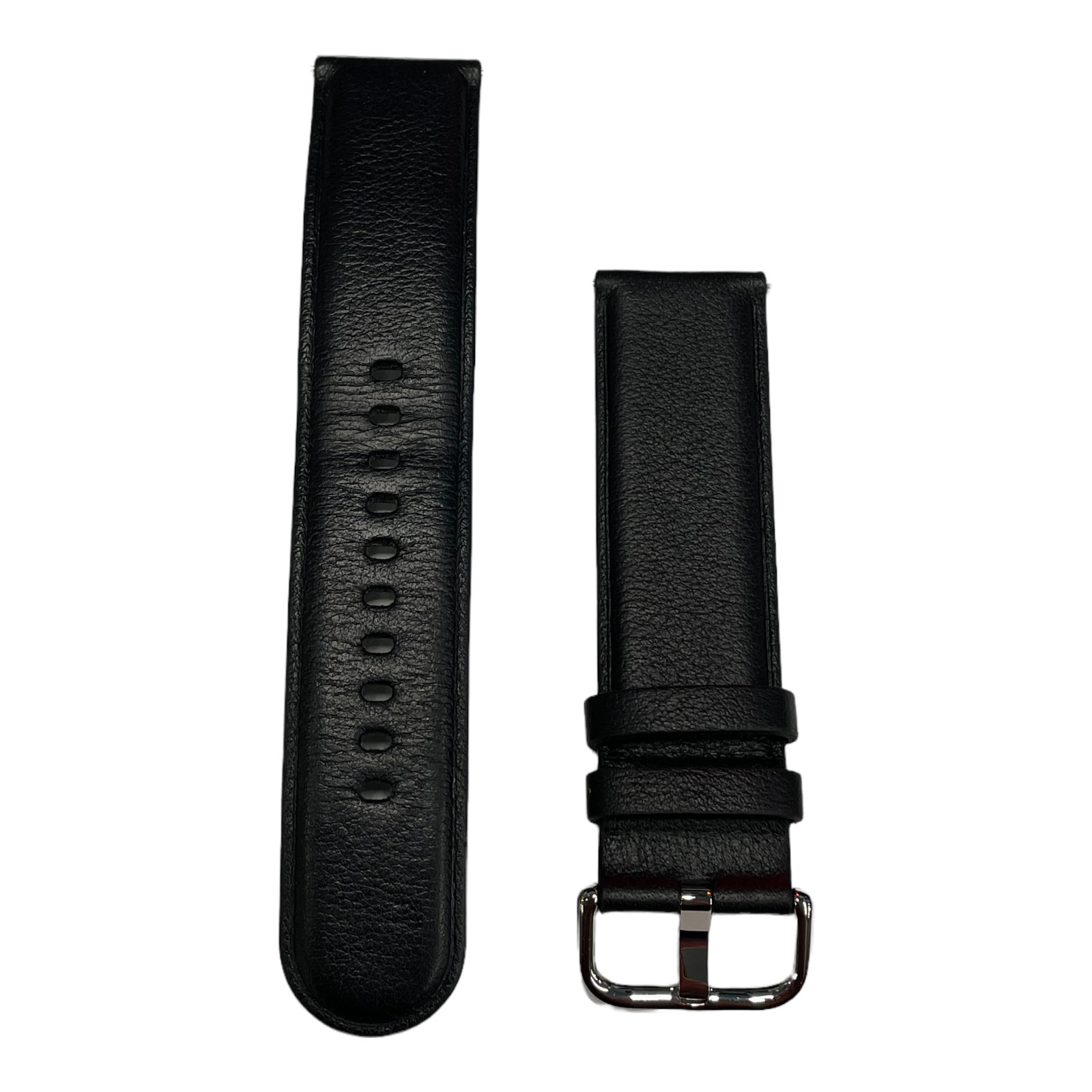 Original Samsung Galaxy Active 2 SM-R825U 20mm Leather Wristband Band S/M Black