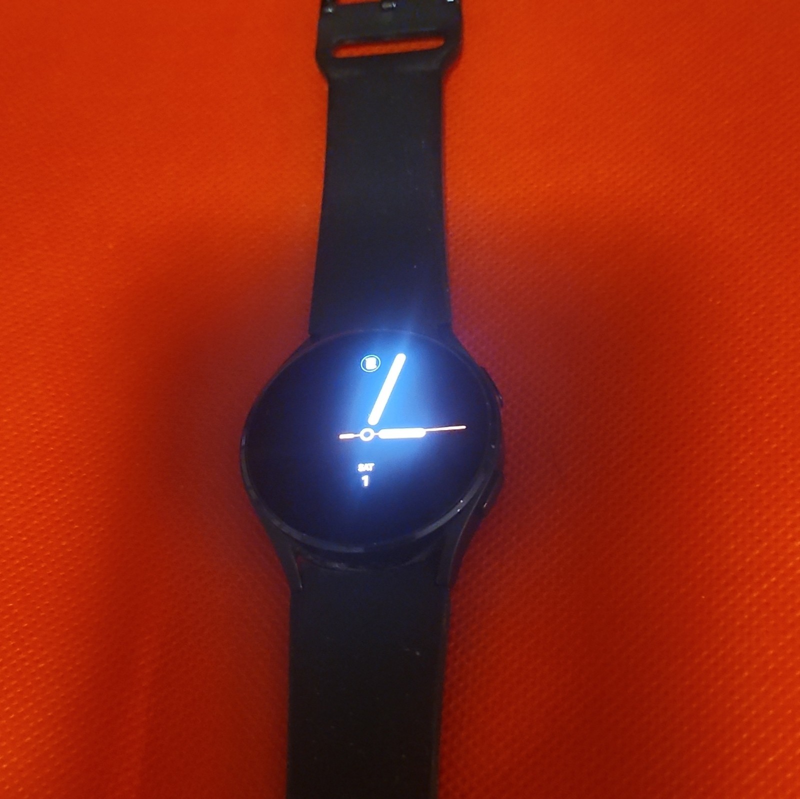 Samsung Galaxy Watch4 40mm Black SS Case Silicone Band 16GB Wear OS BT, LTE