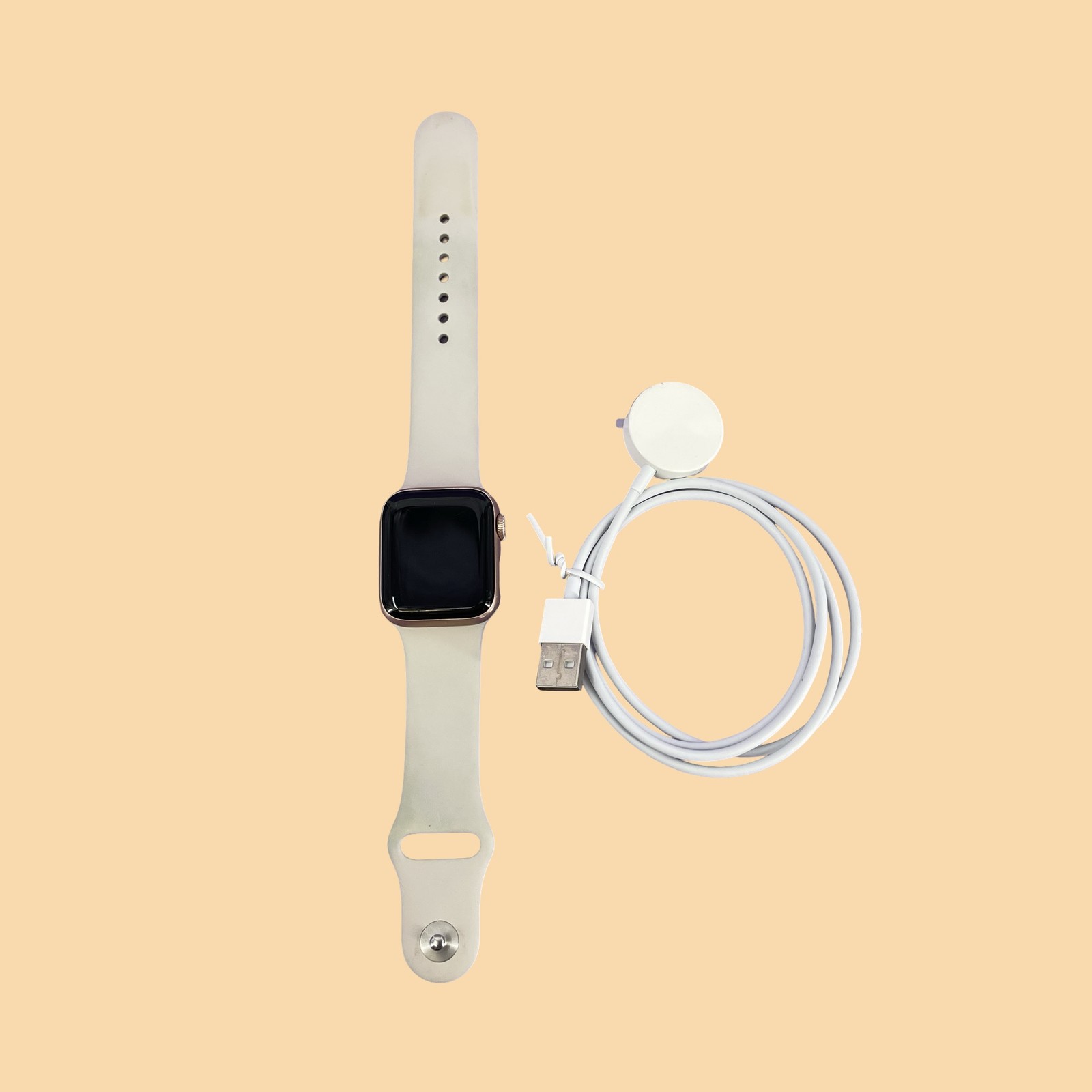 Apple Watch Series 4 A1975 GPS LTE 40mm Rose Gold Aluminum Case + Band #SC3250